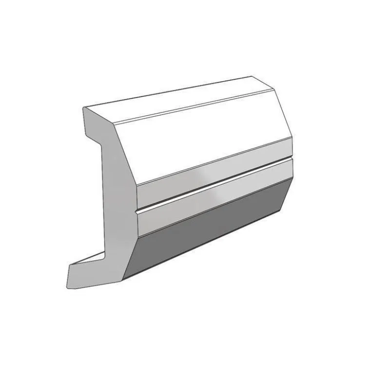 V21-3670BKA20D-1 – TACO METALS Boat Rub Rail, 20 Foot Length 1-7/8 Inch Height 3/4 Inch Thickness Rigid Black Vinyl S...